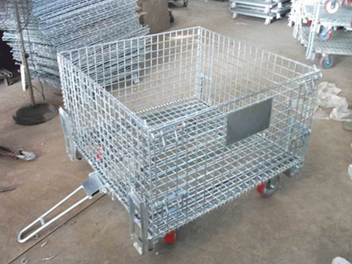 Traction Wire Mesh Container Cages